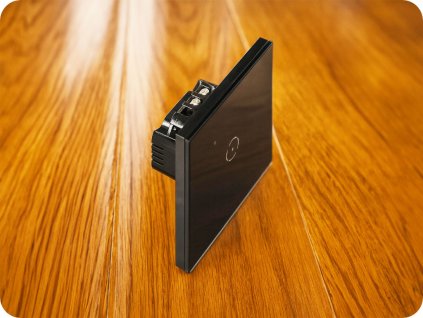 Comutator inteligent negru (1 canal) 10A Tuya Smart [OR-SH-17200/B]