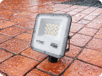 Reflector LED 10W, 730lm, schimbare culoare CCT 3000K/4000K/6500K, CREE CHIP, negru