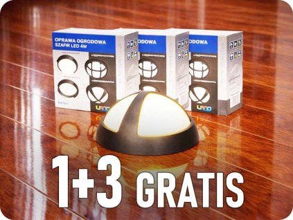 Lampă de perete LED SZAFIR 4W, 270lm, model vertical, 1+3 gratis! [OR-OP-6020LPMP3]