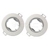 Rame / 2 buc într-un pachet / pentru bec spot Gu10 / Gu5.3, circular, fix, alb