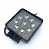Lumină de lucru Led Epistar, pătrată, 27W, 2200 Lm, 12/24V, Ip67 [L0077S]