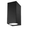 Aplic Led Gu10 Lucios, Patrata, Neagra, Dubla