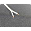 Cablu linie dublă CCA 2x1,5 mm2, alb [69175]