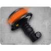 Lampă de avertizare LED PICO LED portocaliu flex, R10 R65, cu suport [ALR0055]