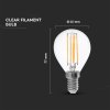 Bec Led Retro Filament E14 4W, P45