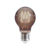 Bec cu filament retro LED E27 4W, 250lm, A60, fum, 2000K