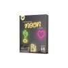 Decor Forever Light Neon LED - pisica roz, 3xAA/USB [RTV100210]