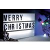 Cutie luminoasă decorativă LED, 3xAA, USB, set de litere, cifre și caractere [X0600W5237]