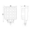 led work light 16x led square l0081 b (5)