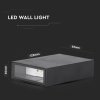 Aplic LED, dreptunghiular, 4W, 400lm, 41°, IP65, negru