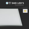 Panou LED cu alimentare, 45W, 3600lm, pătrat 60x60cm, UGR <19, 6400K