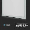 Panou LED cu alimentare, 45W, 3600lm, pătrat 60x60cm, UGR <19, 6400K