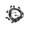 Lanț de lumină LED pentru 10xE27, 10m, IP44 [WOJ+14342]