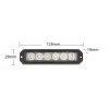 Lampă de avertizare LED 6xLED, 12W, portocaliu, 3 moduri, 12/24V, IP67 [LW0032-ALR-1]