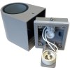 Aplic LED 1xGU10, IP54, gri [SLIP007007]