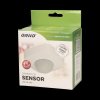Senzor de prezență PIR 360° Max. LED 500W 3-2000lux min.10 sec. max: 30 min. raza diametru 20m alb IP65 [OR-CR-255]