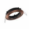 Cadru pentru bec spot GU10/GU5.3, circular, bronz