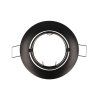 Cadru pentru spot GU10/GU5.3, rotund, mobil, negru [249259]