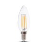 Bec LED retro cu filament E14, 4W, 400lm, lumanare