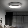 Plafoniera LED Solight Treviso, 48W, 2880lm, reglabilă, telecomandă, rotundă, gri [WO768-G]