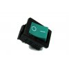 Comutator basculant I/O, 6A/250V, verde [59659]