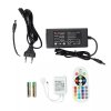 Set bandă LED RGB 5m + alimentare + transformator + control, IP20