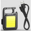 Lumină pentru breloc LED reîncărcabilă Superfire, carabină + magnet, MX16, 9W, 600LM, 500mAh, 5800K, USB-C, IP44, 4 moduri [MX16]