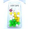 LIGHT CAPS® amestec galben+alb+verde, 20 buc la pachet