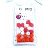 LIGHT CAPS® amestec alb+portocaliu+rosu, 20 buc la pachet