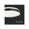 Lampă LED design 38W 4050LM negru IP20 4000K
