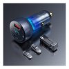 Adaptor pentru încărcător auto Baseus, Display digital, QC+PPS, Dual Quick, 65W, gri [022885]