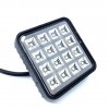 Lumină de lucru LED cu întrerupător, 16W, max 2400lm, 12/24V/2-PACK! [L0154]