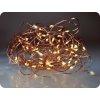 Lanț de Crăciun Solight din cupru, 100x mini LED, 10m, 3xAA, lumină caldă [1V54-WW]