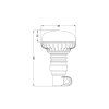 KAMAR A CONDUS FAR DE AVERTIZARE 15W, 12V/24V, 3MODE, IP66, FLEX [ALR0200]