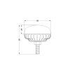 Baliza de avertizare LED 15W, 12V/24V, 3 moduri [ALR0202]