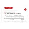 Cluster de lanț decorativ LED 2,5m, 50LED, 3xAA, alb cald, fără funcții, cupru [X01501217]/2-PACK!