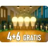 Bec LED E27 15W, 1521LM, A65, 4+6 gratis!