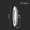 37240 9 led highbay 150w 12300lm 90 ip65 cct zmena farby 3000k 4000k 6500k sivy