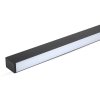 Corp LED linear, montat pe plafon, 40W, 3300lm, negru, dimabil 0-10V, chip SAMSUNG, 6400K (Barva světla Alb rece)