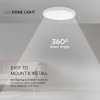 Lumină LED 18W, 1830lm, IP44, rotundă, cadru alb (Barva světla Alb rece)