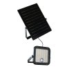 37249 3 solarny led reflektor s dialkovym ovladanim a pir senzorom 10w 1500lm 2v1 4000k 6000k cierny