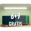 Panou prismatic LED 50W, 6000lm, 150cm, 4000K, 6+9 gratis!