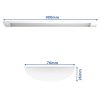 ✾ Lampă cu prismă cu spectru LED 20W, 2400lm, 90cm/2-PACK!