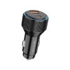 Adaptor încărcător auto PD QC 1x USB-A, 2x USB-C, 66W, negru [GSM194957]