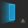 Lampă stradală solară LED 12W, 1200lm, 6000K, plastic
