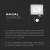 Reflector LED de 10W cu senzor, cip SAMSUNG/2-PACK!
