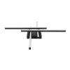Lampă de tavan LED de design 38W, 4100lm, neagră