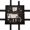 Lampă de tavan LED de design 38W, 4100lm, neagră