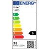 Lampă de tavan LED de design 38W, 4100lm, neagră