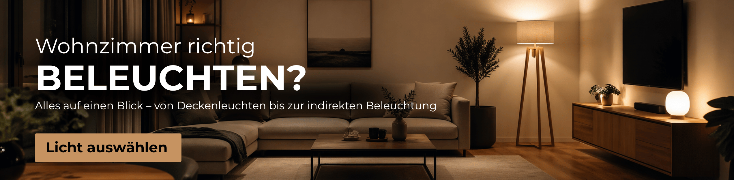 LED-Beleuchtung für das Wohnzimmer
